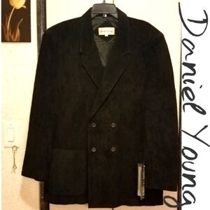 Men's Blazer, Soft Leather Jacket, Daniel Young size 46